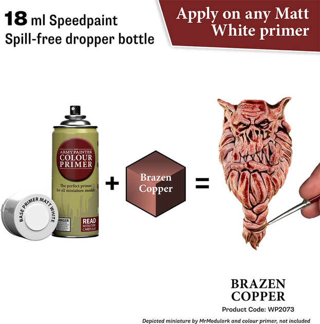 Farba The Army Painter Speedpaint 2.0 Brazen Copper 18 ml (5713799207301) - obraz 2