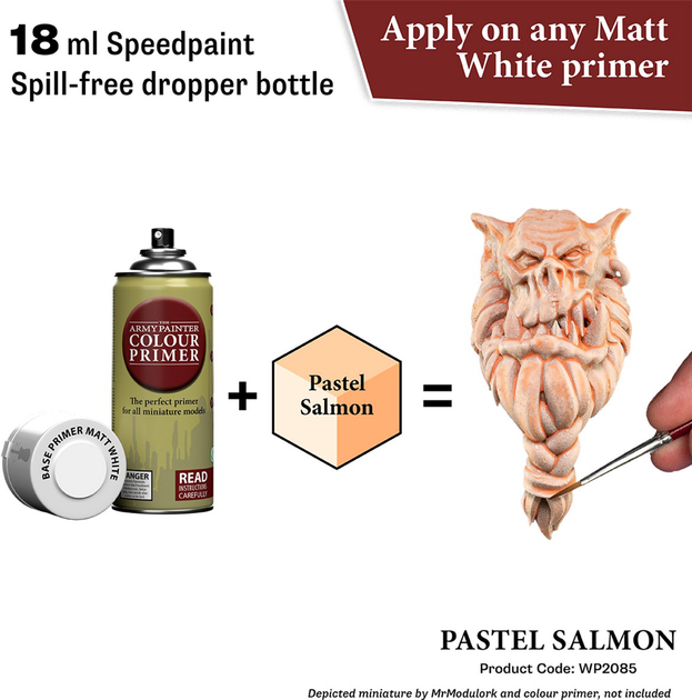 Farba The Army Painter Speedpaint 2.0 Pastel Salmon 18 ml (5713799208506) - obraz 2