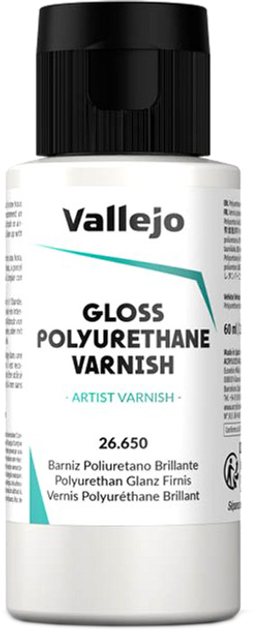 Lakier Vallejo 26.650 Gloss Polyurethane Varnish 60 ml (8429551266505) - obraz 1