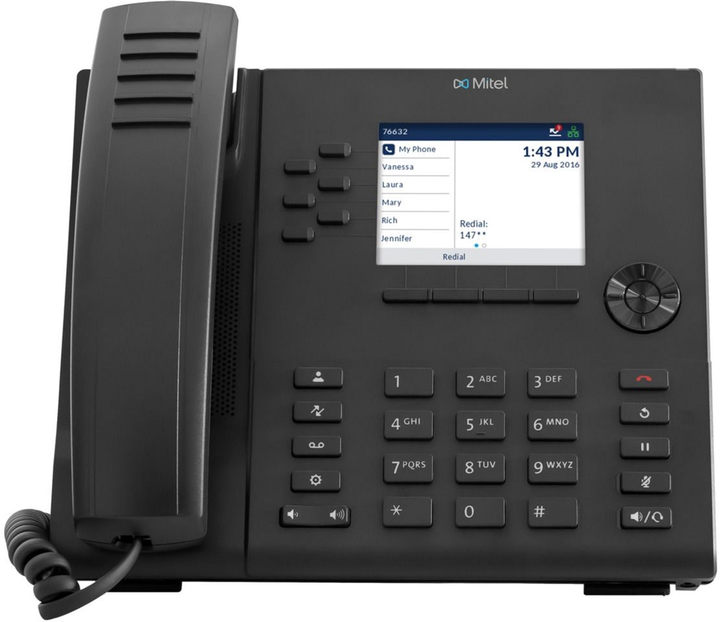 IP-телефон Mitel 6915 Black (50008384) - зображення 1