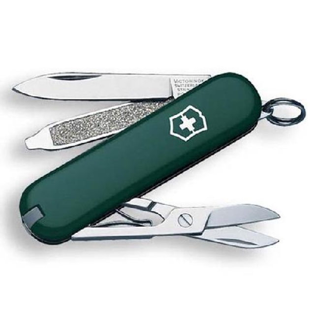 Нож Victorinox CLASSIC SD 0.6223 зеленый - изображение 1