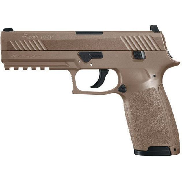 Пистолет пневматический Sig Sauer Air P320 Coyote Tan 4,5 мм (AIR-P320-177-30R-CYT) - изображение 1