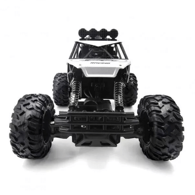 Машинка на радиоуправлении 1:12 4WD большая 37см Rock Crawl Silver з пультом автомобиль внедорожник монстртрак - изображение 4