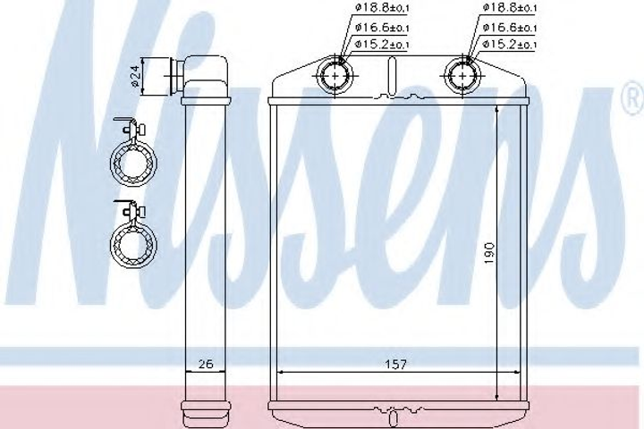 печь RN DOKKER(12-)1,2 TCE(+)[OE 271154491R] Nissens (76514) - изображение 1