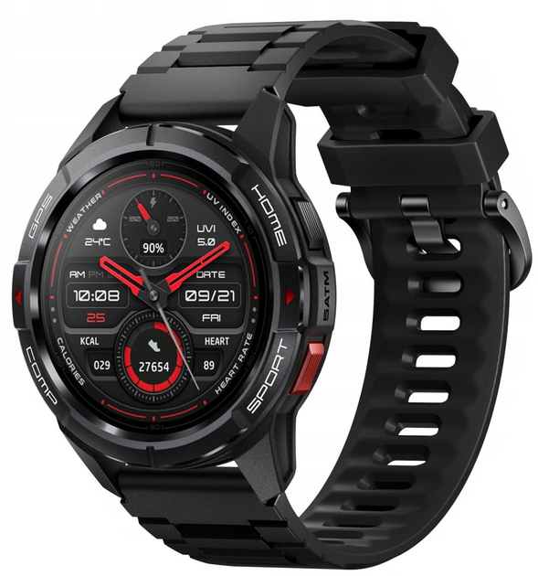 Smartwatch Mibro GS Active Black (MIBAC_GS-Active/BK) - obraz 1