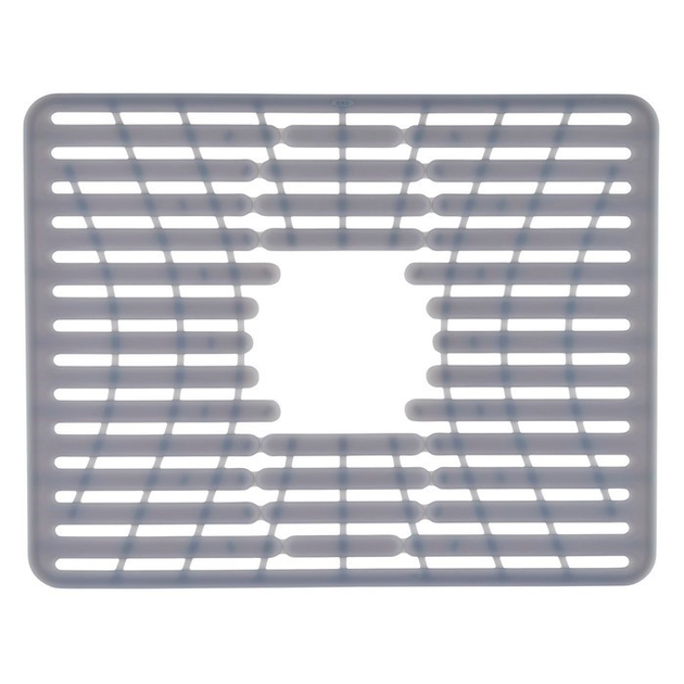 Mata do zlewu Oxo Good Grips Silikon szara 41 x 32 cm (00719812043838) - obraz 4