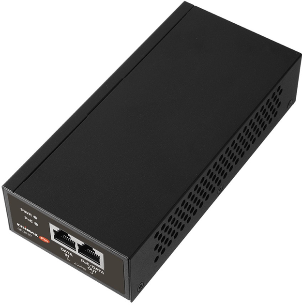 Інжектор PoE Edimax GP-203IT IEEE 802.3bt 2.5 Gigabit PoE++ Black - зображення 2