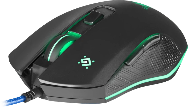 Мышь Defender Sky Dragon GM-090L с игровой поверхностью USB Black (52090) - Фото 3 Мышь Defender Sky Dragon GM-090L с игровой поверхностью USB Black (52090) - изображение 3