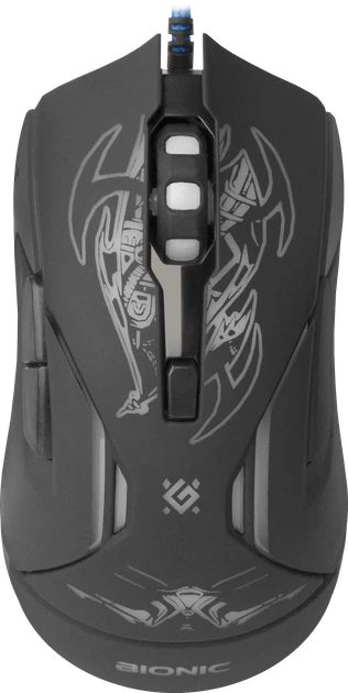 Мышь Defender Bionic GM-250L USB Black (52250) – фото, отзывы