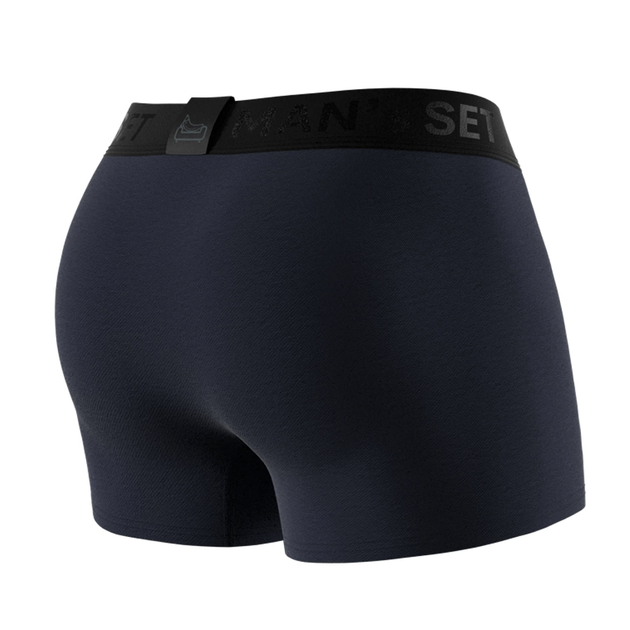 Чоловічі труси боксери анатомічні з бавовни Anatomic Classic 2.0 Black Series (темно-синій), р. 3XL - зображення 5