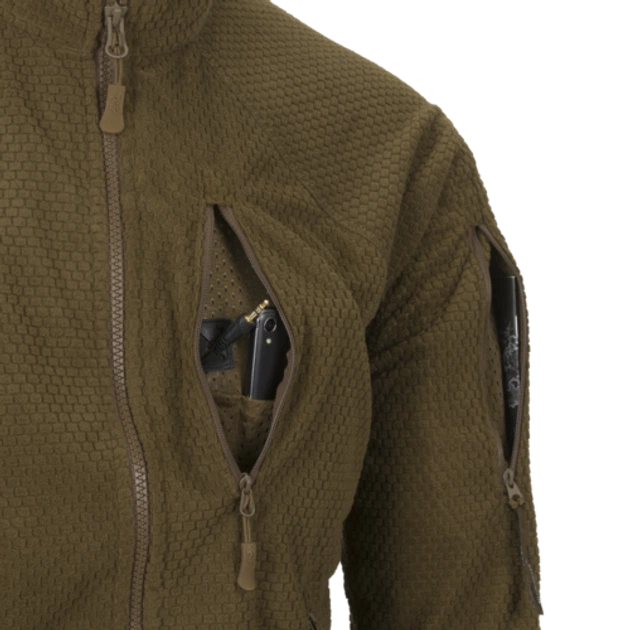 Кофта флісова Helikon-tex Alpha Tactical Coyote 2XL - зображення 5