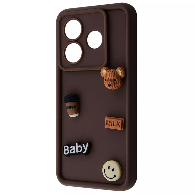 Чохол Pretty Things Case для Xiaomi Redmi Note 14 Brown/Bear - Фото 1 Чохол Pretty Things Case для Xiaomi Redmi Note 14 Brown/Bear - зображення 1