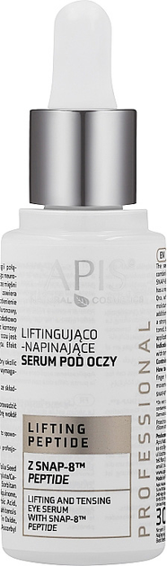 Сироватка для очей Apis Lifting Peptide z SNAP-8 peptide 30 мл (5901810005344) - зображення 1