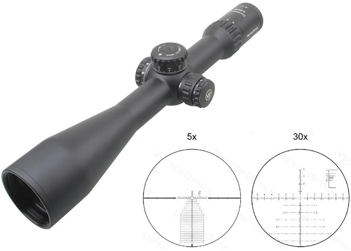 Оптичний приціл VECTOR OPTICS CONTINENTAL 5-30x56, D34 мм - зображення 1