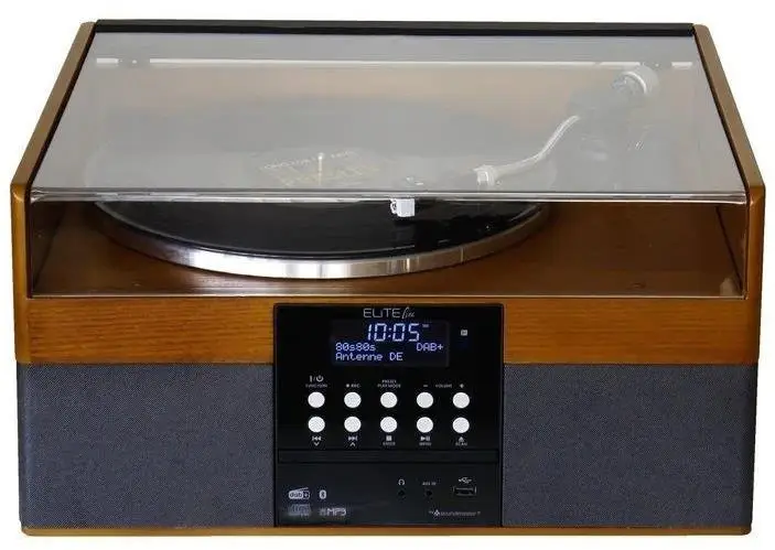 Музыкальный центр Виниловый проигрыватель Soundmaster Eliteline PL910 DAB+/FM радио, CD/MP3, USB - Фото 4 Музыкальный центр Виниловый проигрыватель Soundmaster Eliteline PL910 DAB+/FM радио, CD/MP3, USB - изображение 4