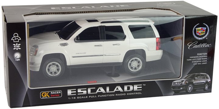 Samochód zdalnie sterowany Leantoys Cadillac Escalade R/C 1:16 Biały (5905515359351) - obraz 1