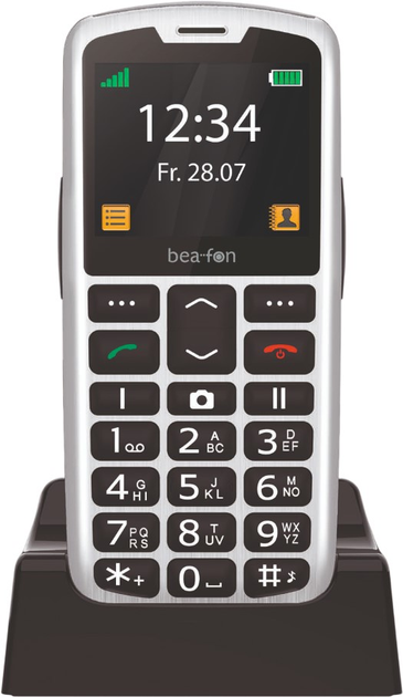 Telefon komórkowy Beafon SL260 Silver-Black (SL260_EU001SB) - obraz 1