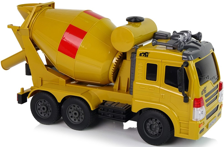 Бетонозмішувач на радіокеруванні LEAN Toys 1:20 Жовтий (5904204758819) - зображення 5