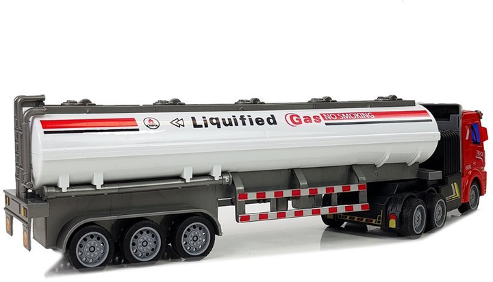 Ciężarówka zdalnie sterowana LEAN Toys 1:48 Czerwona (5904204750929) - obraz 4