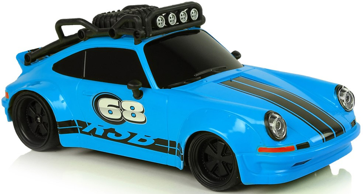Спортивний автомобіль на радіокеруванні LEAN Toys із запасним колесом 1:18 Синій (5904665991213) - зображення 7