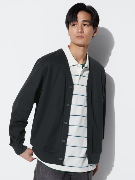 Кардиган мужской UNIQLO 731157206 M Черный (1159817424) - изображение 1