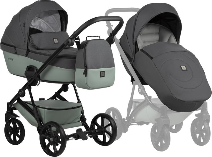 Коляска универсальная TUTIS VIVA5 Essential Sage (1452039) - изображение 16