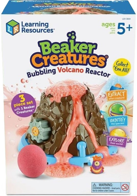 Набір для наукових експериментів Learning Resources Beakers Creatures Велике виверження вулкана (5905116623516) - зображення 1