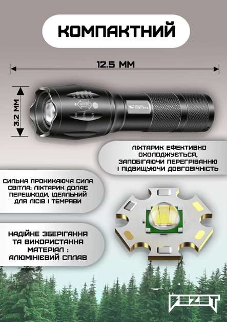 Ліхтар MultiChrom чорний - onesize - зображення 2