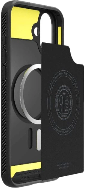 Панель Spigen Rugged Armor MagFit для Apple iPhone 16 Matte Black (ACS08214) - зображення 2