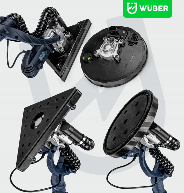 Шліфмашина для стін жираф Wuber 1600Вт 225мм - зображення 4