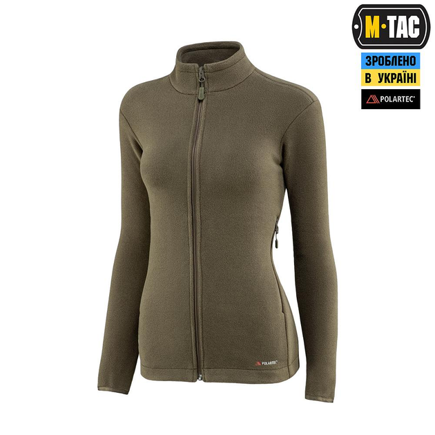 Тактична флісова кофта M-Tac Nord Fleece Polartec Lady, розмір XL, колір Dark Olive - зображення 1