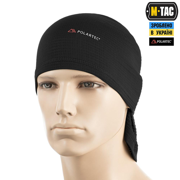 Баф шарф-труба M-Tac Polartec Power Grid, розмір L/XL, колір Black - изображение 2