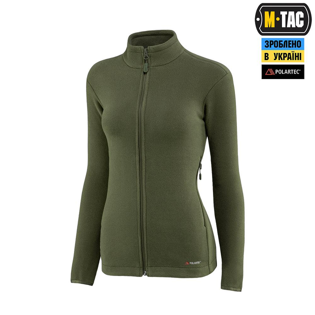 Тактична флісова кофта M-Tac Nord Fleece Polartec Lady, розмір L, колір Army Olive - зображення 1