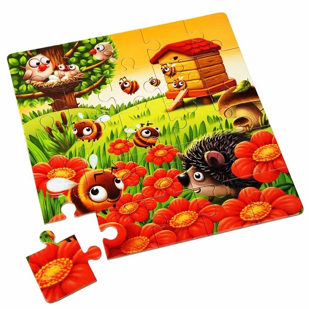 Пазлі 3в1 Puzzlika "Улюблені тварини" / Puzzles 3 in 1 "Favorite animals" 50шт. (12985) Великий набір - Фото 4 Пазлі 3в1 Puzzlika "Улюблені тварини" / Puzzles 3 in 1 "Favorite animals" 50шт. (12985) Великий набір - зображення 4