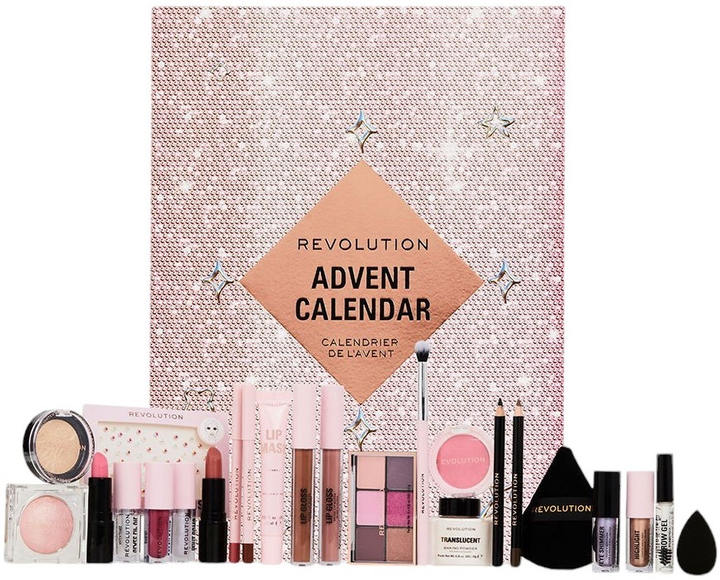 Адвент-календар Makeup Revolution Advent Calendar 2024 24 шт (5057566826907) - зображення 3