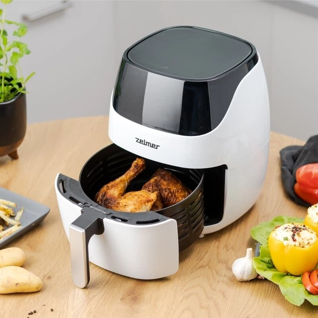 Мультипечь аэрофритюрница для приготовления без жира ZELMER ZAF 5501W - изображение 10