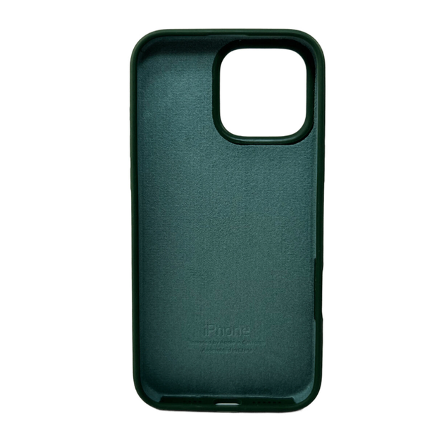 Захисний чохол-накладка Silicone Full Case AA Open Cam для Apple iPhone 16 Pro Max Atrovirens (FullOpeAAi16PM-40) - Фото 2 Захисний чохол-накладка Silicone Full Case AA Open Cam для Apple iPhone 16 Pro Max Atrovirens (FullOpeAAi16PM-40) - зображення 2