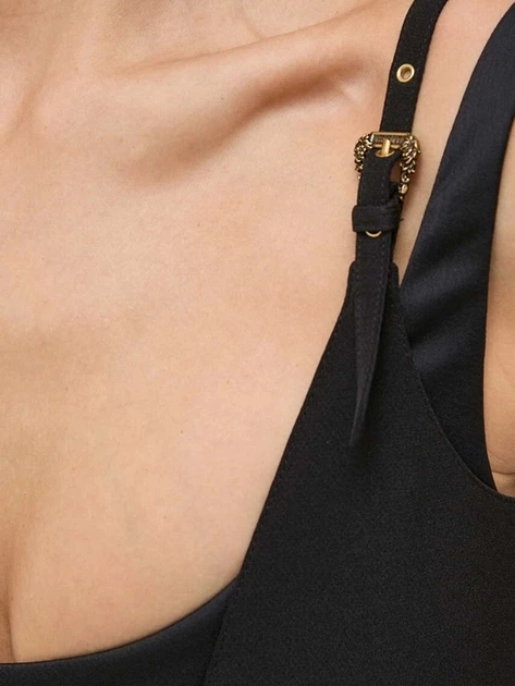 Плаття-майка міді літнє жіноче Versace Jeans Couture vjc76hao919n0103899 42 Чорне (8052019662498) - зображення 5