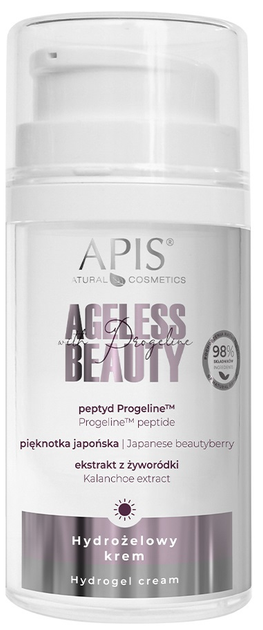 Набір для догляду за обличчям Apis Ageless Beauty Денний крем гідрогелевий 50 мл + Крем-маска багатофункціональна нічна 50 мл (5901810051631) - зображення 3