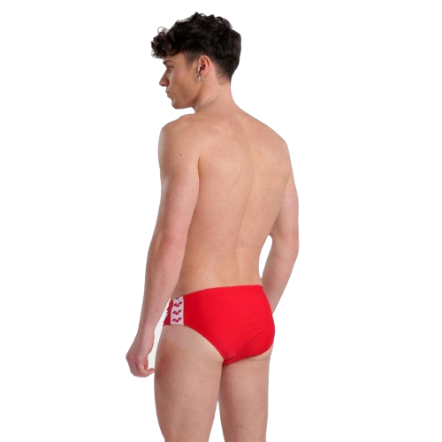 Мужские плавки для плавания в бассейне Arena icons swim briefs solid (005049-450) 75 красный - изображение 2