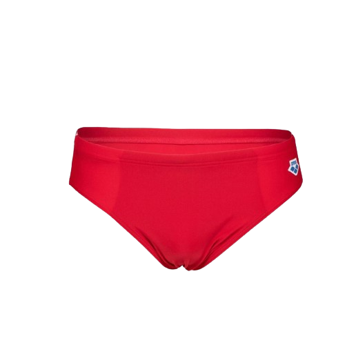 Мужские плавки для плавания в бассейне Arena icons swim briefs solid (005049-450) 75 красный - изображение 3