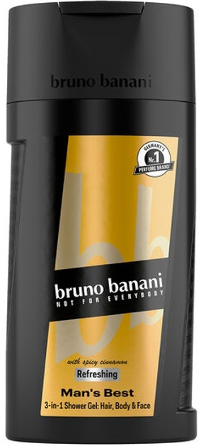 Гель для душу Bruno Banani Man's Best 250 мл (3616305448521) - зображення 1