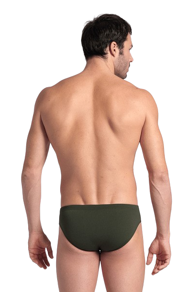 Мужские плавки для плавания в бассейне Arena Team Swim Briefs Solid (004773-850) хаки 75 - изображение 12
