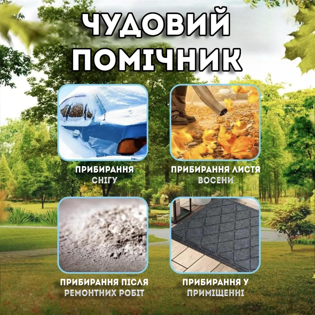 Воздуходувка аккумуляторная 21V 5Ah Садовый фен воздуходув на аккумуляторе для сада-улици листьев и уборки - изображение 5