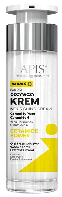 Zestaw do pielęgnacji twarzy Apis Ceramide Power Krem na dzień odżywczy 50 ml + Maska na noc odbudowująca 50 ml (5901810051594) - obraz 2