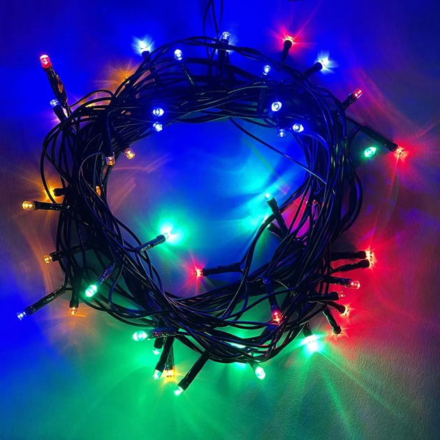 Світлодіодна LED-гірлянда ColorWay 50 LED USB 5 м Multicolor (CW-G-50L5UMC) - зображення 2