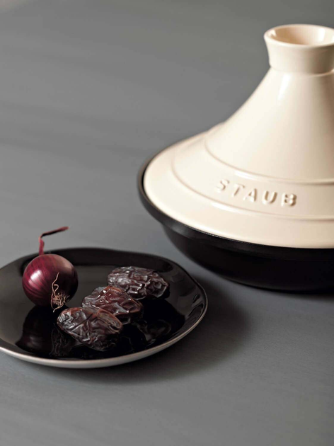 Форма для таджина Staub бежево-чорна 20 см (3272343027236) - зображення 3
