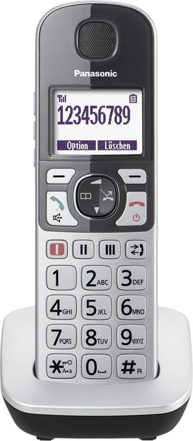 Telefon IP Panasonic VoIP Silver (KX-TGQ500GS) - obraz 2