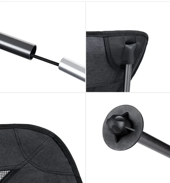 Кресло складное Naturehike Stellaluna L04 moon chair Black L CNK2450JJ015 - изображение 4