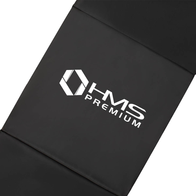 Мат гімнастичний HMS Premium MGS02 180 x 60 x 5 см Black (5907695592481) - зображення 4